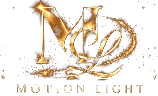 Motion Light gold logo transparent